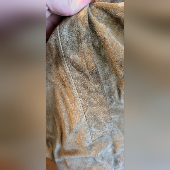 Men's Structure Tan Suede Jacket Size M - Picture 13 of 14